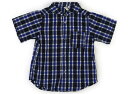 ラーゴム Lagom シャツ・ブラウス 120 男の子 濃紺、青、チェック柄 子供服 ベビー服 キッズ アウトレット ユーズド 【中古】キッズ・ベビー・マタニティ