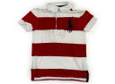 ポロラルフローレン POLO RALPH LAUREN ポロシャツ 110 男の子 赤、白ボーダー、紺 子供服 ベビー服 キッズ アウトレット ユーズド 【中古...