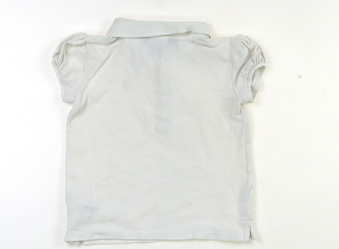 ラルフローレン Ralph Lauren ポロシャツ 90 女の子 白、ピンク 子供服 ベビー服 キッズ アウトレット ユーズド 【中古】キッズ・ベビー・マタニティ