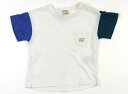 プティマイン petit main Tシャツ・カットソー 90 男の子 白、青、青緑 子供服 ベビー服 キッズ アウトレット ユーズド 【中古】キッズ・ベビー・マタニティ(4)