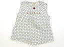 ファミリア familiar シャツ・ブラウス 120 女の子 クリーム 黒 ドット 子供服 ベビー服 キッズ アウトレット ユーズド 【中古】キッズ・ベビー・マタニティ