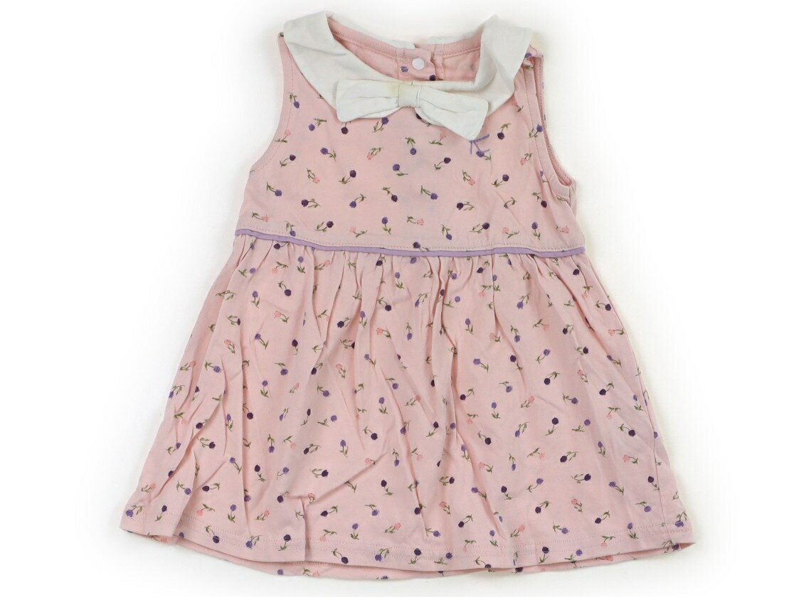 組曲 Kumikyoku ワンピース 80 女の子 薄ピンク、花柄 子供服 ベビー服 キッズ アウトレット ユーズド 【中古】キッズ・ベビー・マタニティ