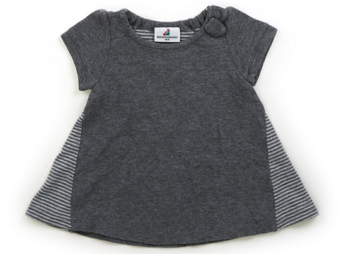 ペアレンツドリーム Parents Dream Tシャツ・カットソー 80 女の子 グレー 子供服 ベビー服 キッズ アウトレット ユーズド 【中古】キッズ・ベビー・マタニティ