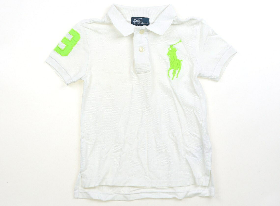 ポロラルフローレン POLO RALPH LAUREN ポロシャツ 110 男の子 白、黄緑 子供服 ベビー服 キッズ アウトレット ユーズド 【中古】キッズ・ベビー・マタニティ