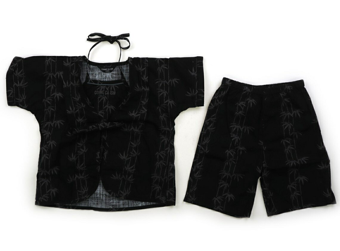 コムサイズム COMME CA ISM 浴衣・甚平・季節のイベント 100 男の子 黒、竹 子供服 ベビー服 キッズ アウトレット ユーズド 【中古】キッズ・ベビー・マタニティ