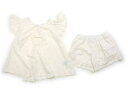 ブリーズ BREEZE 上下セット 120 女の子 オフホワイト 子供服 ベビー服 キッズ アウトレット ユーズド 【中古】キッズ・ベビー・マタニティ