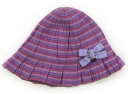 アナスイ ANNA SUI 帽子 Hat/Cap 女の子 パープルボーダー、ブルーリボン 子供服 ベビー服 キッズ アウトレット ユーズド 【中古】キッズ・ベビ...