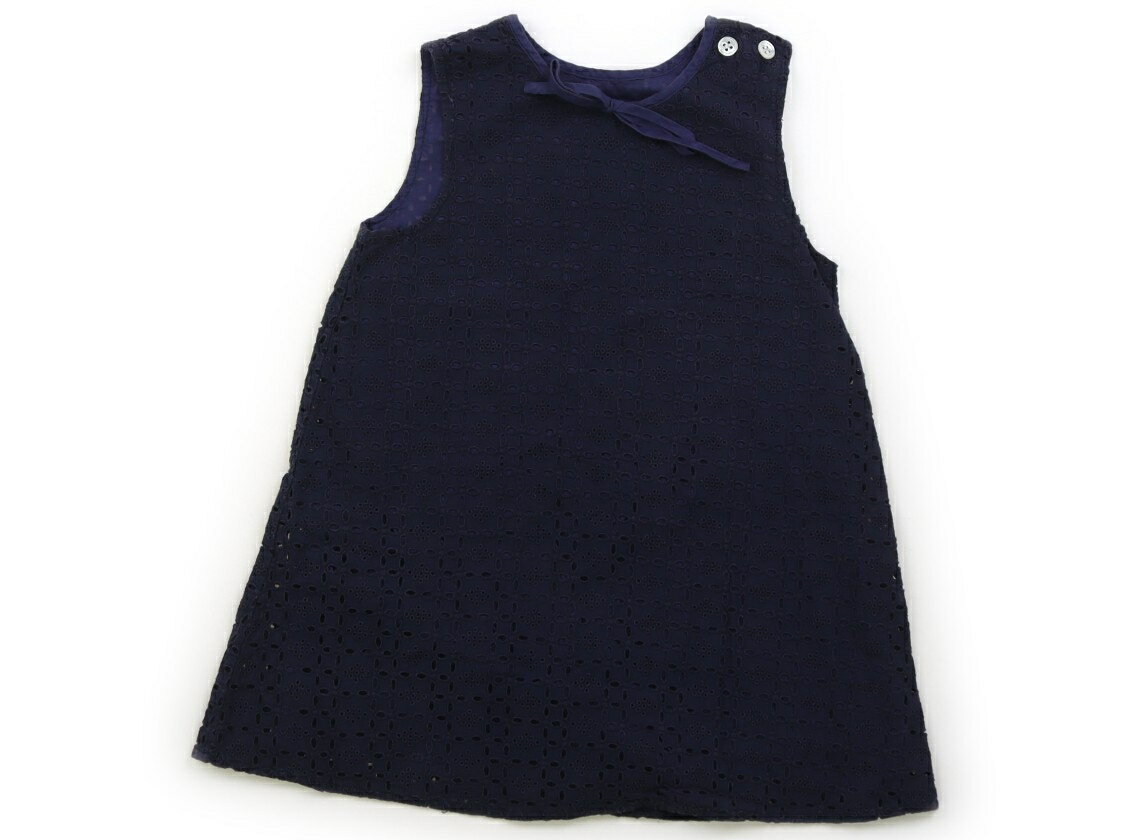 アニエスベー agnes.b ワンピース 90 女の子 ネイビー 子供服 ベビー服 キッズ アウトレット ユーズド 【中古】キッズ・ベビー・マタニティ