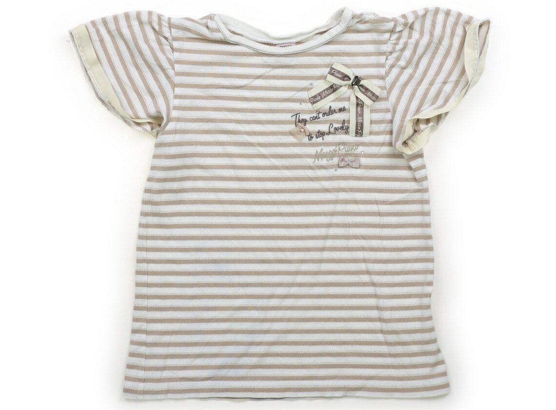 Rakuten - メゾピアノ mezzo piano Tシャツ・カットソー 150 女の子 ブラウン・ベージュ系・ボーダー 子供服 ベビー服 キッズ アウトレット ユーズド 【中古】キッズ・ベビー・マタニティ