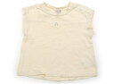 プティマイン petit main Tシャツ・カットソー 90 女の子 クリーム 子供服 ベビー服 キッズ アウトレット ユーズド 【中古】キッズ・ベビー・マタニティ(4)