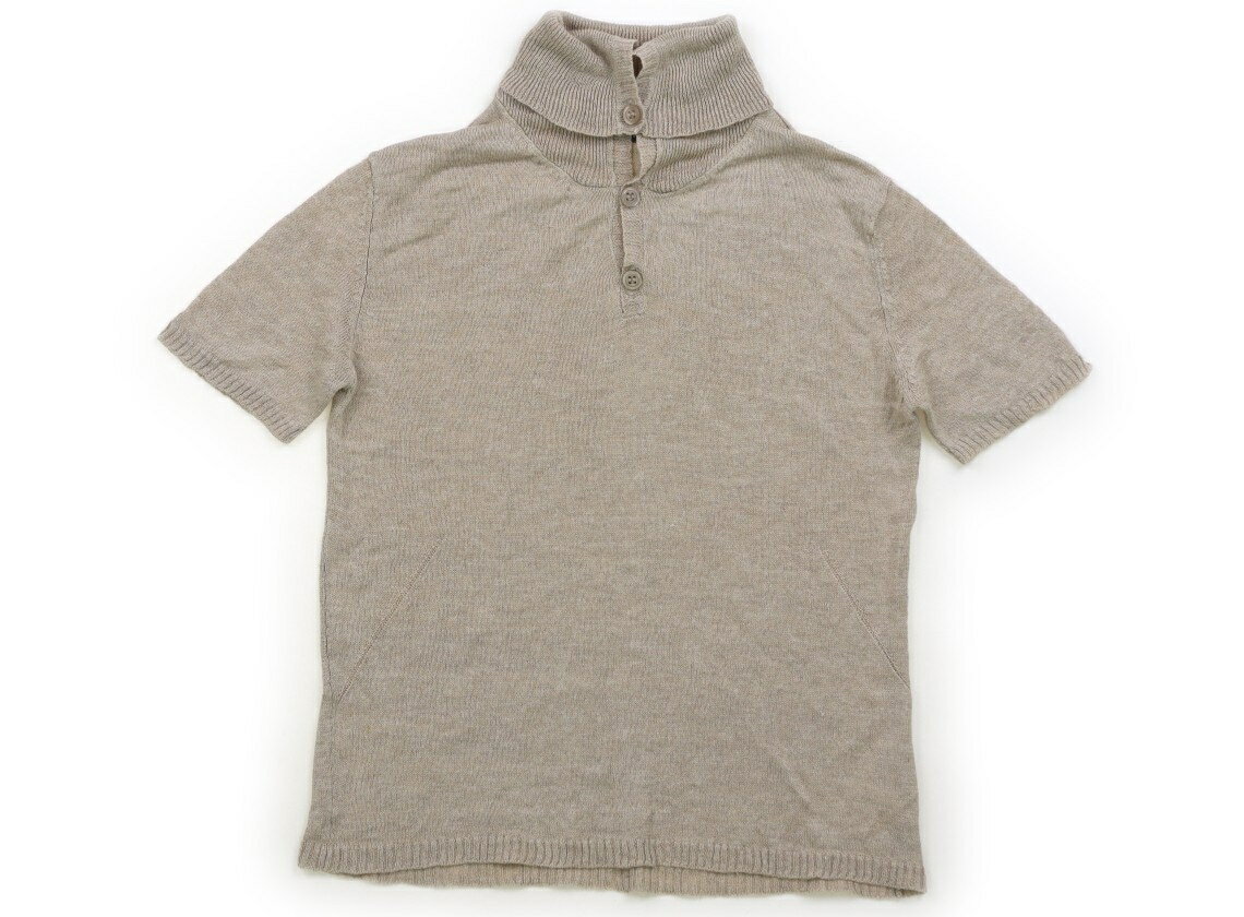 コムサイズム COMME CA ISM ニット・セーター 130 男の子 ベージュ 子供服 ベビー服 キッズ アウトレット ユーズド 【中古】キッズ・ベビー・マタニティ