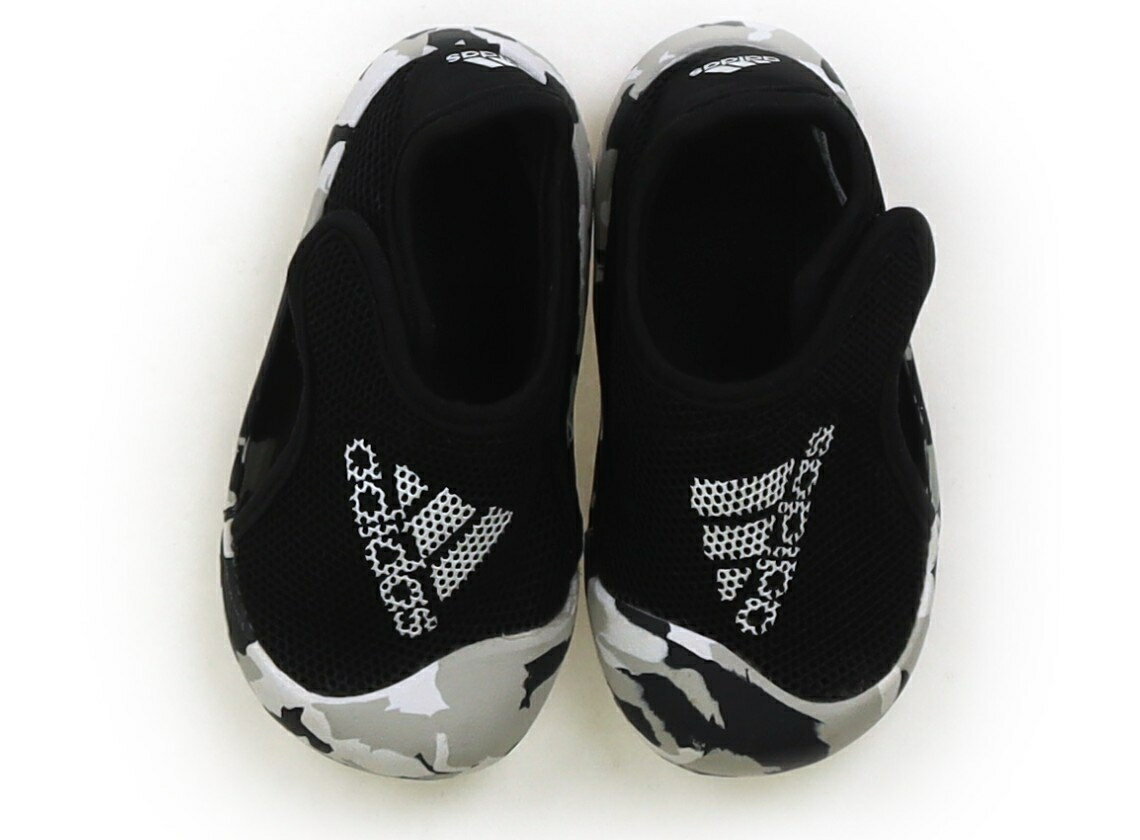 アディダス Adidas スニーカー 靴13cm〜 男の子 ブラック・迷彩柄 子供服 ベビー服 キッズ アウトレット ユーズド 【中古】キッズ・ベビー・マタニティ