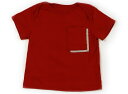 コムサイズム COMME CA ISM Tシャツ・カットソー 80 女の子 レッド・クリーム 子供服 ベビー服 キッズ アウトレット ユーズド 【中古】キッズ・ベビー・マタニティ