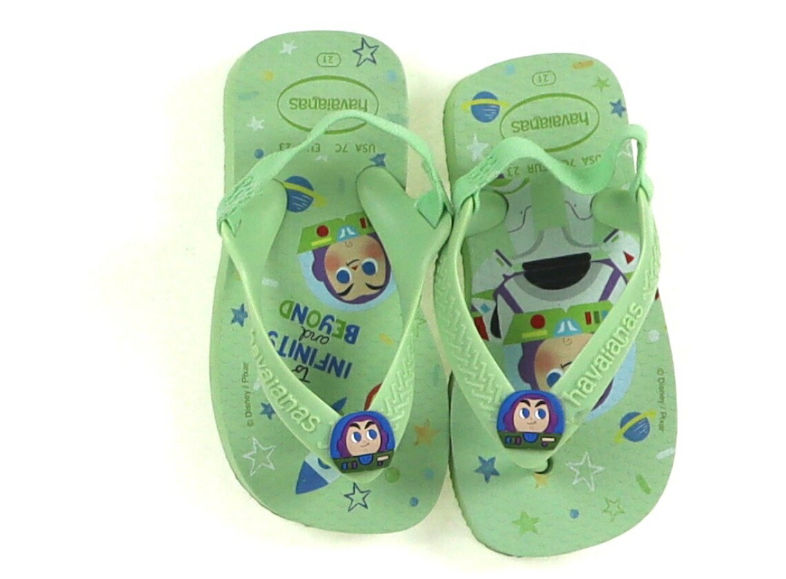 ハワイアナス havaianas サンダル 靴14cm〜 男の子 ライトグリーン・バズライトイ...
