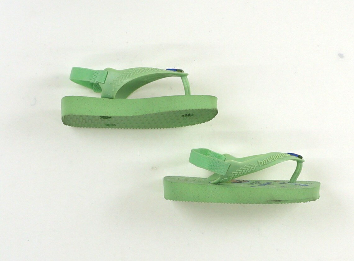 ハワイアナス havaianas サンダル 靴14cm〜 男の子 ライトグリーン・バズライトイ...