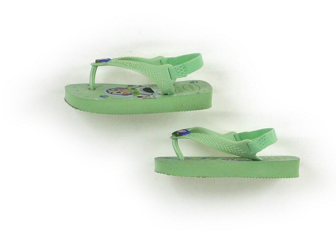 ハワイアナス havaianas サンダル 靴14cm〜 男の子 ライトグリーン・バズライトイ...
