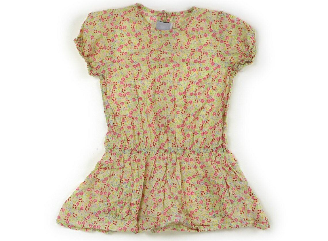 プチバトー PETIT BATEAU チュニック 100 女の子 イエロー、ピンク、水色、黄緑、花柄 子供服 ベビー服 キッズ アウトレット ユーズド 【中古】キッズ・ベビー・マタニティ
