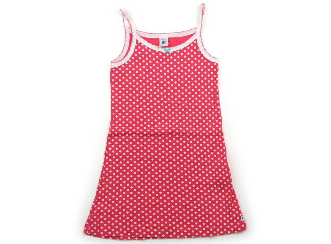 プチバトー PETIT BATEAU ワンピース 110 女の子 フューシャピンク・ドット 子供服 ベビー服 キッズ アウトレット ユーズド 【中古】キッズ・ベビー・マタニティ