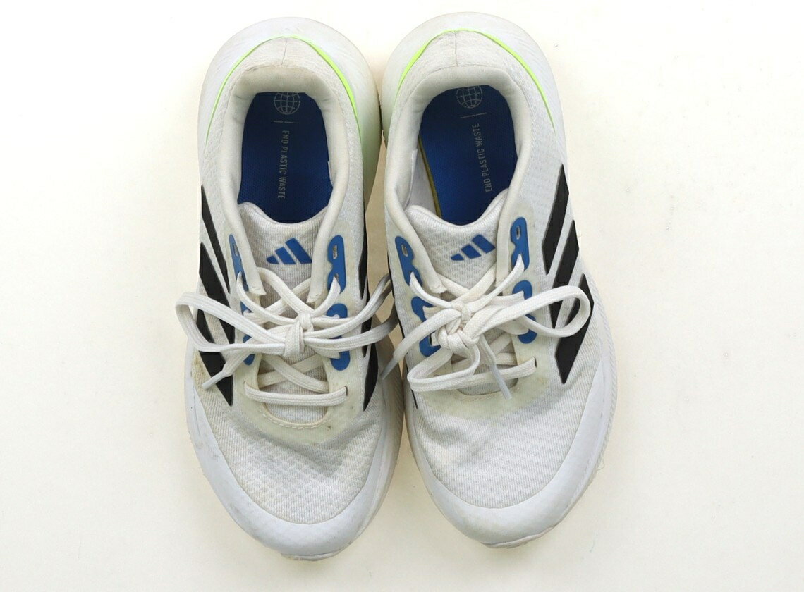 ADIDAS - アディダス Adidas スニーカー 靴20cm〜 男の子 ホワイト 子供服 ベビー服 キッズ アウトレット ユーズド 【中古】キッズ・ベビー・マタニティ