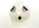 プティマイン petit main 帽子 Hat/Cap 女の子 クリームベージュ 黒 子供服 ベビー服 キッズ アウトレット ユーズド 【中古】キッズ・ベビー・マタニティ