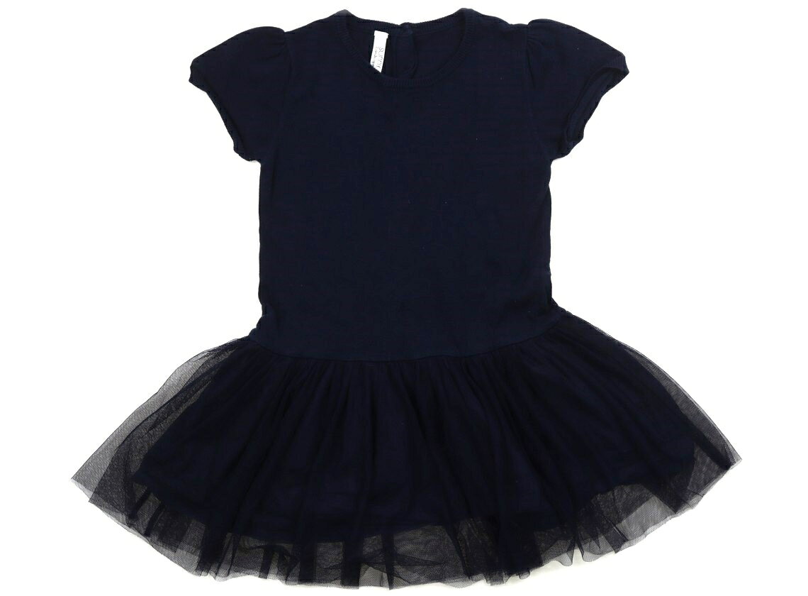 サニーランドスケープ Sunny Landscape ワンピース 130 女の子 ネイビー・チュール 子供服 ベビー服 キッズ アウトレット ユーズド 【中古】キッズ・ベビー・マタニティ