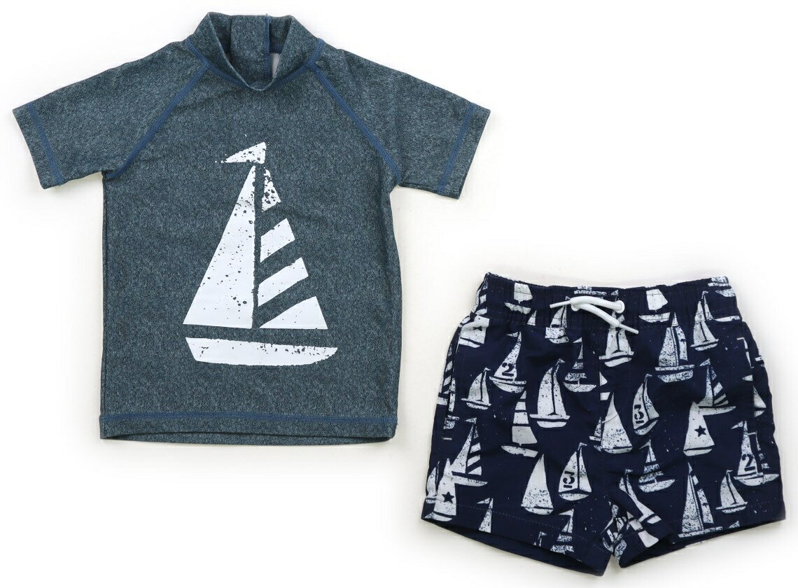 ネクスト NEXT 水着・バスローブ 80 男の子 ブルーグリーン・ネイビーヨット柄 子供服 ベビー服 キッズ アウトレット ユーズド 【中古】キッズ・ベビー・マタニティのサムネイル