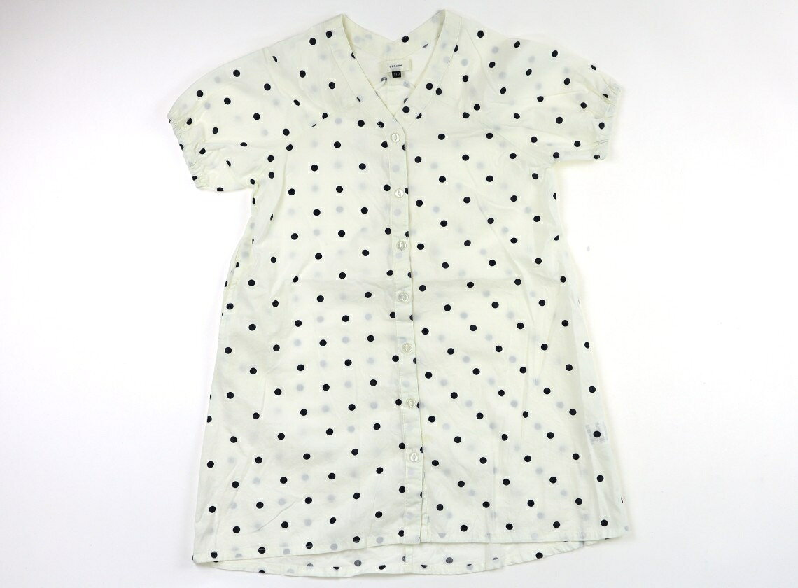Dresses - セラフ Seraph ワンピース 110 女の子 ホワイト・ドット 子供服 ベビー服 キッズ アウトレット ユーズド 【中古】キッズ・ベビー・マタニティ