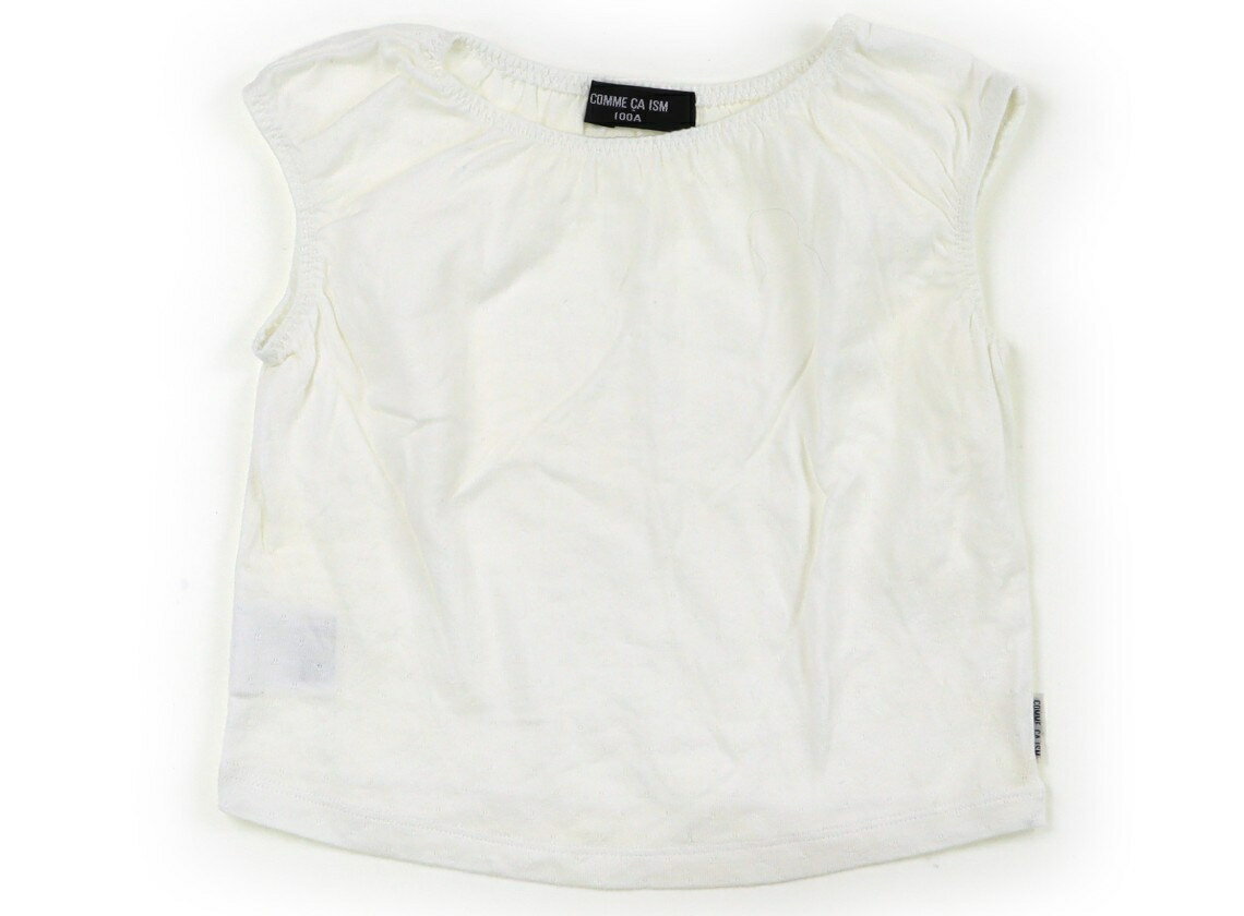 コムサイズム COMME CA ISM Tシャツ・カットソー 100 女の子 白 子供服 ベビー服 キッズ アウトレット ユーズド 【中古】キッズ・ベビー・マタニティ
