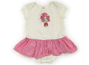 ジンボリー Gymboree ロンパース 70 女の子 アイボリー、ピンクチェック 子供服 ベビー服 キッズ アウトレット ユーズド 【中古】キッズ・ベビー・マ...