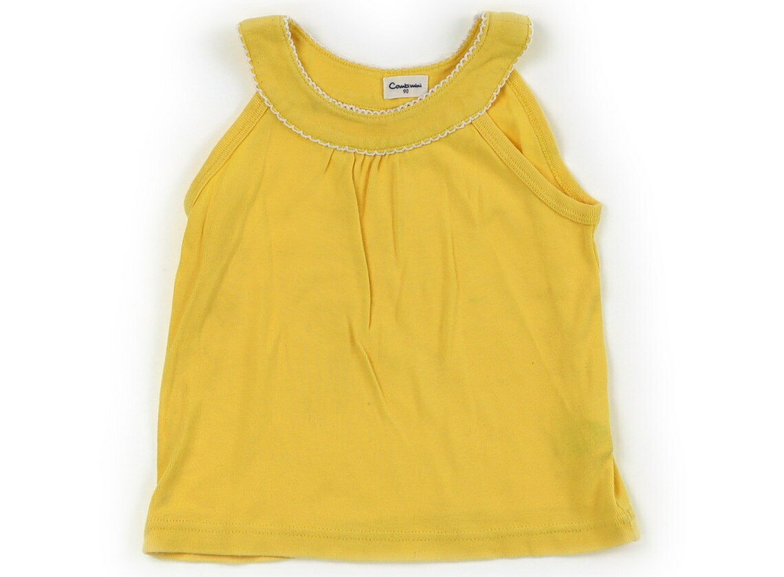 コンビミニ Combimini タンクトップ・キャミソール 90 女の子 イエロー 子供服 ベビー服 キッズ アウトレット ユーズド 【中古】キッズ・ベビー・マタニティ