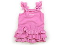 ミキハウス miki HOUSE 水着・バスローブ 90 女の子 ピンク・オフドット 子供服 ベビー服 キッズ アウトレット ユーズド 【中古】キッズ・ベビー・マタニティ(4)