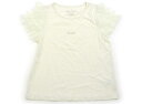エニィファム anyFAM Tシャツ・カットソー 130 女の子 クリーム 子供服 ベビー服 キッズ アウトレット ユーズド 【中古】キッズ・ベビー・マタニティ