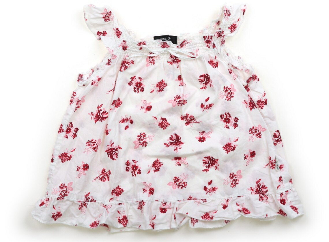 　ブランド 　COMME CA ISM(コムサイズム) 　カテゴリー 　チュニック 　サイズ 　110サイズ 　色 　白、ピンク系花柄 　状態 　★★ 　記名 　なし 　ジャンル 　Girl 品質タグが切られていますが薄手のコットン生地、裏地はありません。全体にシワとおなかに小さな汚れが見受けられます。 ＊【状態】【サイズ】に関しての詳しい説明はこちら