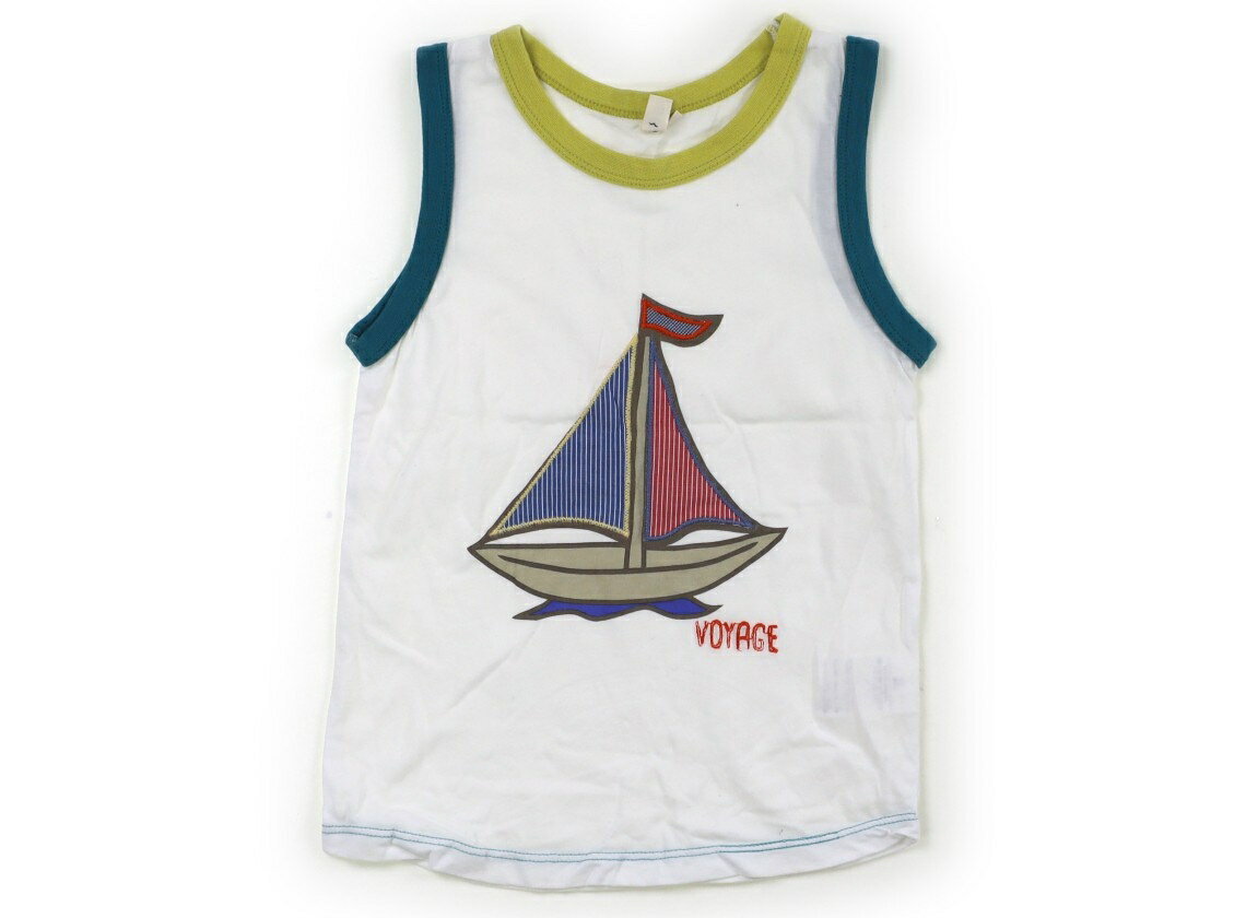 라고무 Lagom 탱크탑 캐미솔 110 소년 화이트 요트 무늬 어린이 옷 아기 옷 키즈 아울렛 유즈드 [중고] 키즈 아기 출산