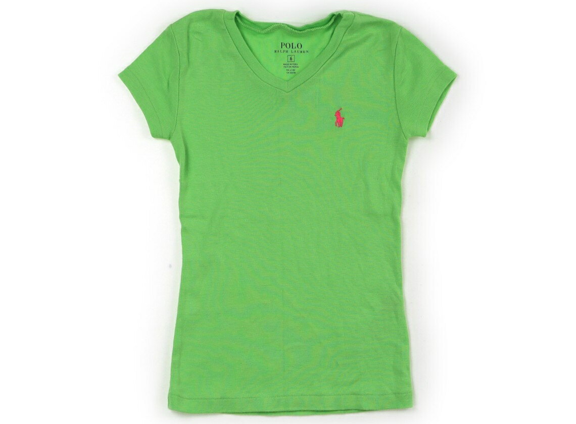 ポロラルフローレン POLO RALPH LAUREN Tシャツ・カットソー 120 女の子 黄緑、ピンク 子供服 ベビー服 キッズ アウトレット ユーズド 【中古】キッズ・ベビー・マタニティ