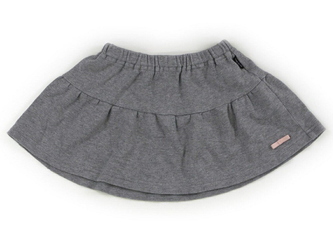 コムサイズム COMME CA ISM スカート 90 女の子 グレー 子供服 ベビー服 キッズ アウトレット ユーズド 【中古】キッズ・ベビー・マタニティ