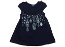 アナスイ ANNA SUI チュニック 100 女の子 ネイビー、フリル 子供服 ベビー服 キッズ アウトレット ユーズド 【中古】キッズ・ベビー・マタニティ