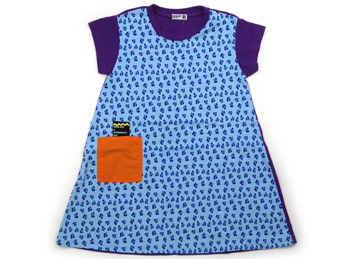 Rakuten - ラグマート Rag Mart ワンピース 110 女の子 ライトブルー・パープル 子供服 ベビー服 キッズ アウトレット ユーズド 【中古】キッズ・ベビー・マタニティ