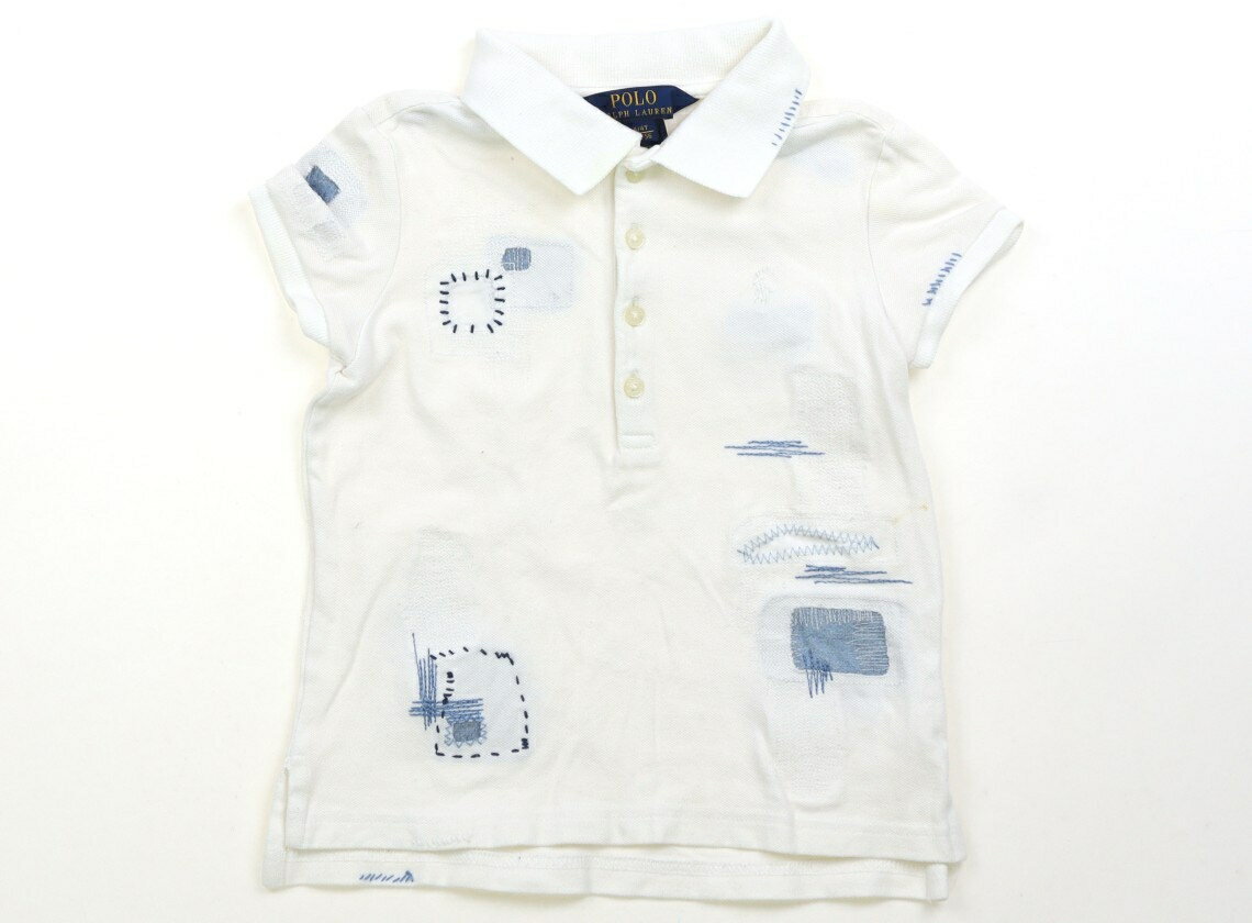 ポロラルフローレン POLO RALPH LAUREN ポロシャツ 110 男の子 ホワイト・ライトブルー 子供服 ベビー服 キッズ アウトレット ユーズド 【中古】キッズ・ベビー・マタニティ