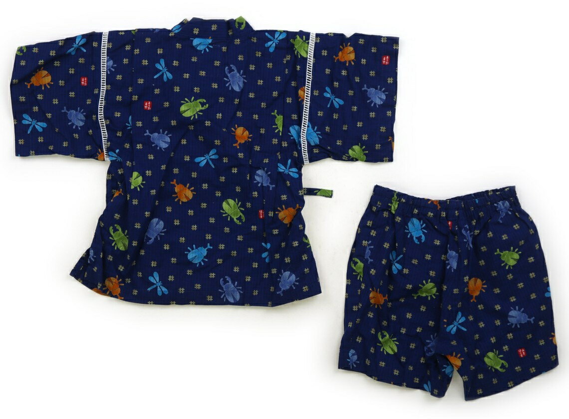 ミキハウス miki HOUSE 浴衣・甚平・季節のイベント 90 男の子 ラピスラズリ・昆虫柄 子供服 ベビー服 キッズ アウトレット ユーズド 【中古】キッズ・ベビー・マタニティ