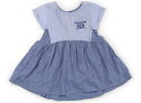 アナスイ ANNA SUI チュニック 110 女の子 パステルブルー・ブルー×ホワイトストライプ 子供服 ベビー服 キッズ アウトレット ユーズド 【中古】キ...
