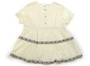 スラップスリップ SLAP SLIP シャツ・ブラウス 120 女の子 クリーム・紫花柄 子供服 ベビー服 キッズ アウトレット ユーズド 【中古】キッズ・ベビー・マタニティ