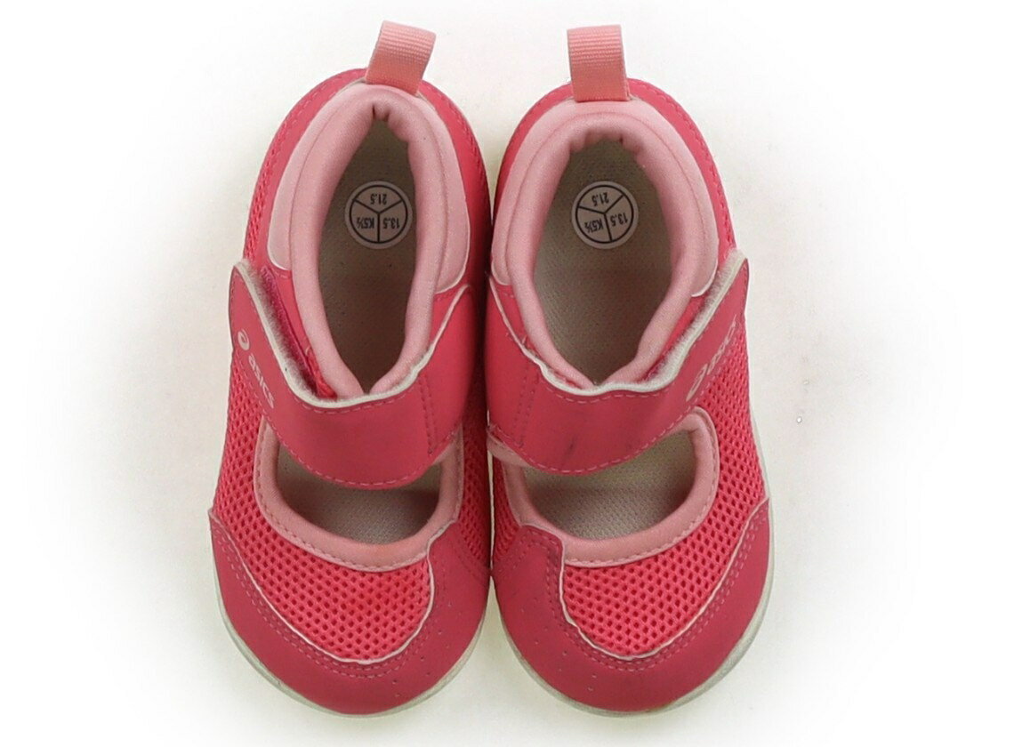 アシックス Asics サンダル 靴13cm〜 女の子 コーラルピンク 子供服 ベビー服 キッズ アウトレット ユーズド 【中古】キッズ・ベビー・マタニティ