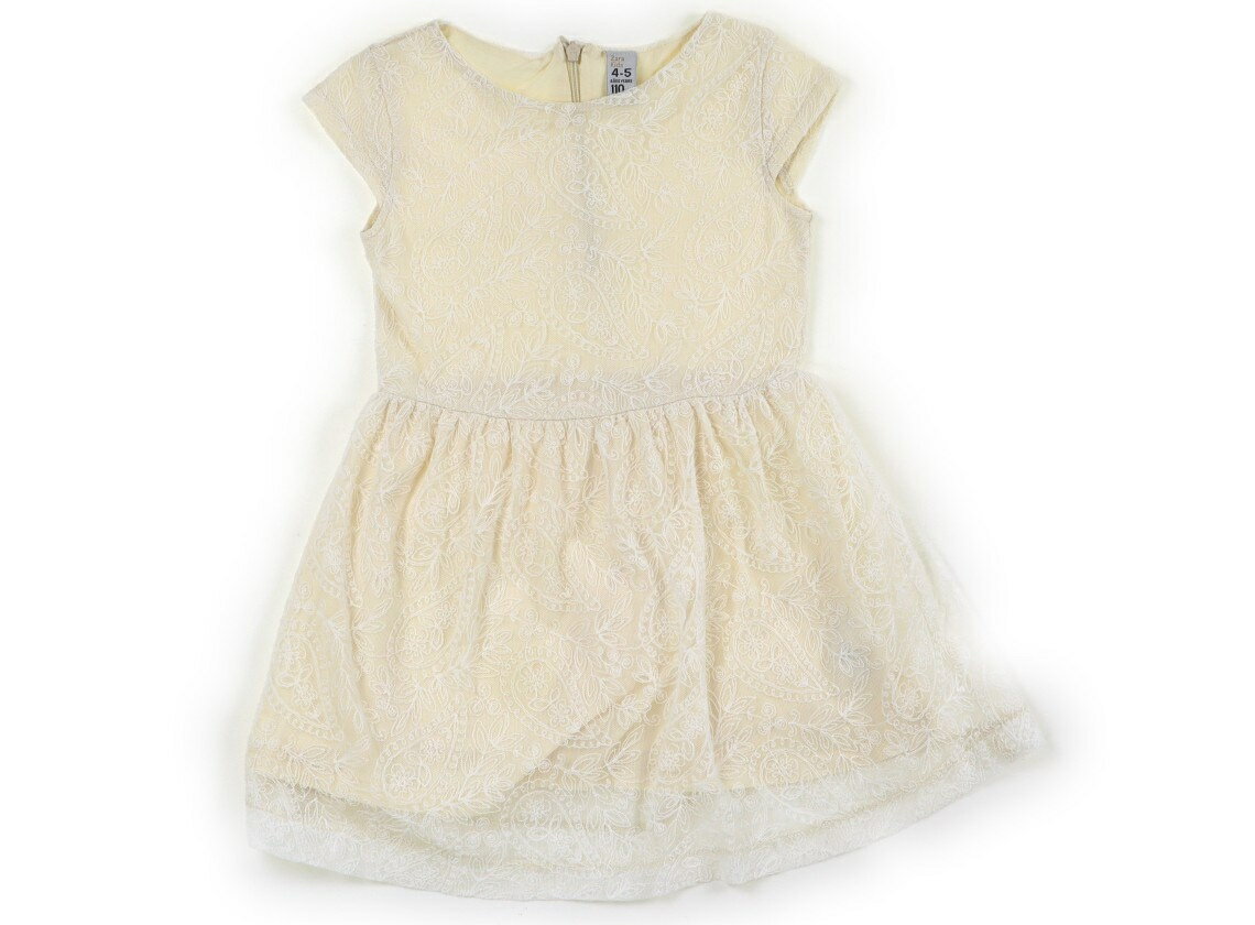 Dresses - ザラ ZARA ワンピース 110 女の子 アイボリー 子供服 ベビー服 キッズ アウトレット ユーズド 【中古】キッズ・ベビー・マタニティ