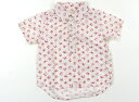 シップス SHIPS シャツ・ブラウス 80 男の子 オフ白、朱色、カニ 子供服 ベビー服 キッズ アウトレット ユーズド 【中古】キッズ・ベビー・マタニティ