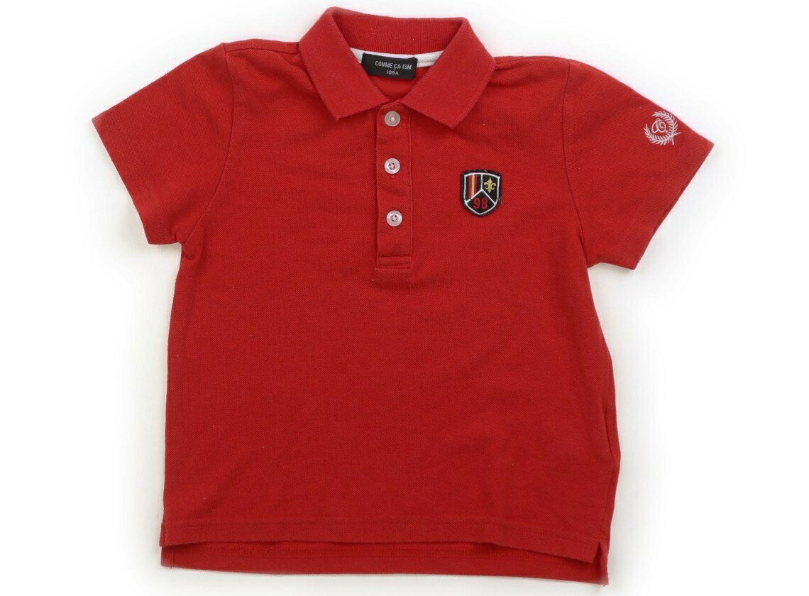 コムサイズム COMME CA ISM ポロシャツ 100 男の子 赤 子供服 ベビー服 キッズ アウトレット ユーズド 【中古】キッズ・ベビー・マタニティ