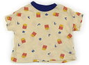 マーキーズ Markey's Tシャツ・カットソー 80 男の子 ブルー・クリームイエロー・フライドポテト 子供服 ベビー服 キッズ アウトレット ユーズド 【中古】キッズ・ベビー・マタニティ