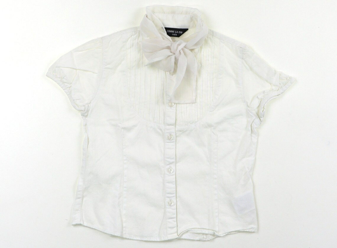 コムサイズム COMME CA ISM シャツ・ブラウス 110 女の子 白 子供服 ベビー服 キッズ アウトレット ユーズド 【中古】キッズ・ベビー・マタニティ