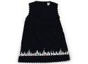 ユナイテッドアローズ UNITED ARROWS ジャンパースカート 90 女の子 ネイビー・裾プリント 子供服 ベビー服 キッズ アウトレット ユーズド 【中古】キッズ・ベビー・マタニティ