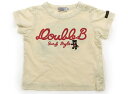 ダブルB Double B Tシャツ・カットソー 80 男の子 クリーム、ストロベリー 子供服 ベビー服 キッズ アウトレット ユーズド 【中古】キッズ・ベビー・マタニティ